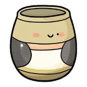 อิโมจิไลน์ Cute Pottery Series Emojis 01