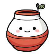 อิโมจิไลน์ Cute Pottery Series Emojis 01