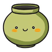 อิโมจิไลน์ Cute Pottery Series Emojis 01