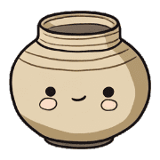 อิโมจิไลน์ Cute Pottery Series Emojis 01