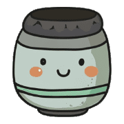 อิโมจิไลน์ Cute Pottery Series Emojis 01