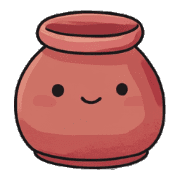 อิโมจิไลน์ Cute Pottery Series Emojis 01