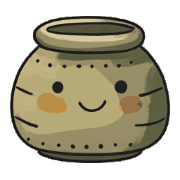 อิโมจิไลน์ Cute Pottery Series Emojis 01