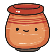 อิโมจิไลน์ Cute Pottery Series Emojis 01