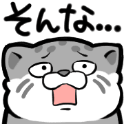 อิโมจิไลน์ Manul cat response emoji