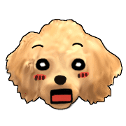 อิโมจิไลน์ Mousee, a good Maltipoo boy's Emoji