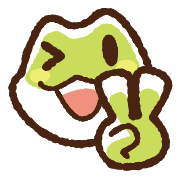 อิโมจิไลน์ PETAPETA frog Emoji