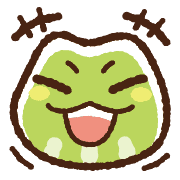 อิโมจิไลน์ PETAPETA frog Emoji