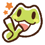 อิโมจิไลน์ PETAPETA frog Emoji