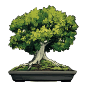 อิโมจิไลน์ Green BONSAI Emojis