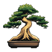 อิโมจิไลน์ Green BONSAI Emojis