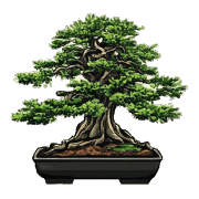 อิโมจิไลน์ Green BONSAI Emojis