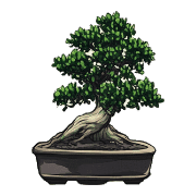 อิโมจิไลน์ Green BONSAI Emojis