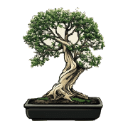 อิโมจิไลน์ Green BONSAI Emojis