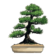 อิโมจิไลน์ Green BONSAI Emojis