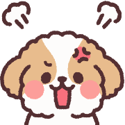 fluffy shih tzu anime รูปที่ 27