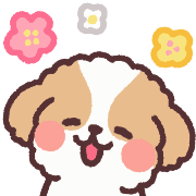 fluffy shih tzu anime รูปที่ 29