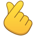 (finger heart)