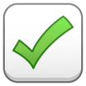 (check mark)
