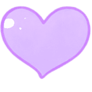 อิโมจิไลน์ Purple Heart Soft Emoji