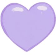 อิโมจิไลน์ Purple Heart Soft Emoji