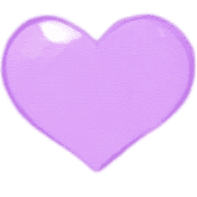 อิโมจิไลน์ Purple Heart Soft Emoji