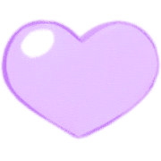 อิโมจิไลน์ Purple Heart Soft Emoji