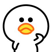 Animation Emoji of the round bird
