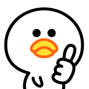 Animation Emoji of the round bird