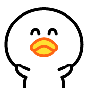 Animation Emoji of the round bird