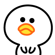 Animation Emoji of the round bird
