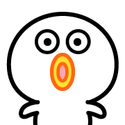 Animation Emoji of the round bird รูปที่ 24