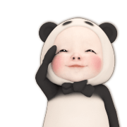 Panda Towel อิโมจิแอนิเมชัน รูปที่ 10