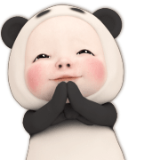 Panda Towel อิโมจิแอนิเมชัน รูปที่ 11