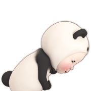 Panda Towel อิโมจิแอนิเมชัน รูปที่ 12