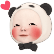 Panda Towel อิโมจิแอนิเมชัน รูปที่ 16