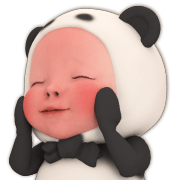 Panda Towel อิโมจิแอนิเมชัน รูปที่ 18