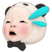 Panda Towel อิโมจิแอนิเมชัน รูปที่ 24