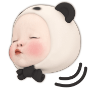 Panda Towel อิโมจิแอนิเมชัน รูปที่ 26