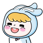 Rosie the hopping bunny อิโมจิดุ๊กดิ๊ก 4 รูปที่ 8