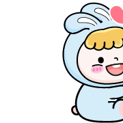 Rosie the hopping bunny อิโมจิดุ๊กดิ๊ก 4 รูปที่ 37
