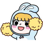 Rosie the hopping bunny อิโมจิดุ๊กดิ๊ก 4 รูปที่ 40