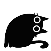 Move! Loose Emoji of a black cat. รูปที่ 24