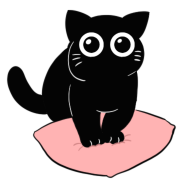 Move! Loose Emoji of a black cat. รูปที่ 28
