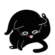 Move! Loose Emoji of a black cat. รูปที่ 29