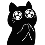 Move! Loose Emoji of a black cat. รูปที่ 31