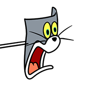 Tom and Jerry Animated Action Emoji