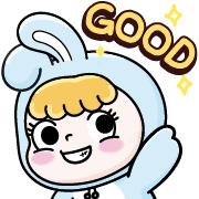 Rosie the hopping bunny อิโมจิ 5 รูปที่ 5