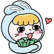 Rosie the hopping bunny อิโมจิ 5 รูปที่ 26
