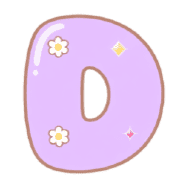 อักษรพาสเทลแสนหวาน (พร้อมไอคอนน่ารัก)